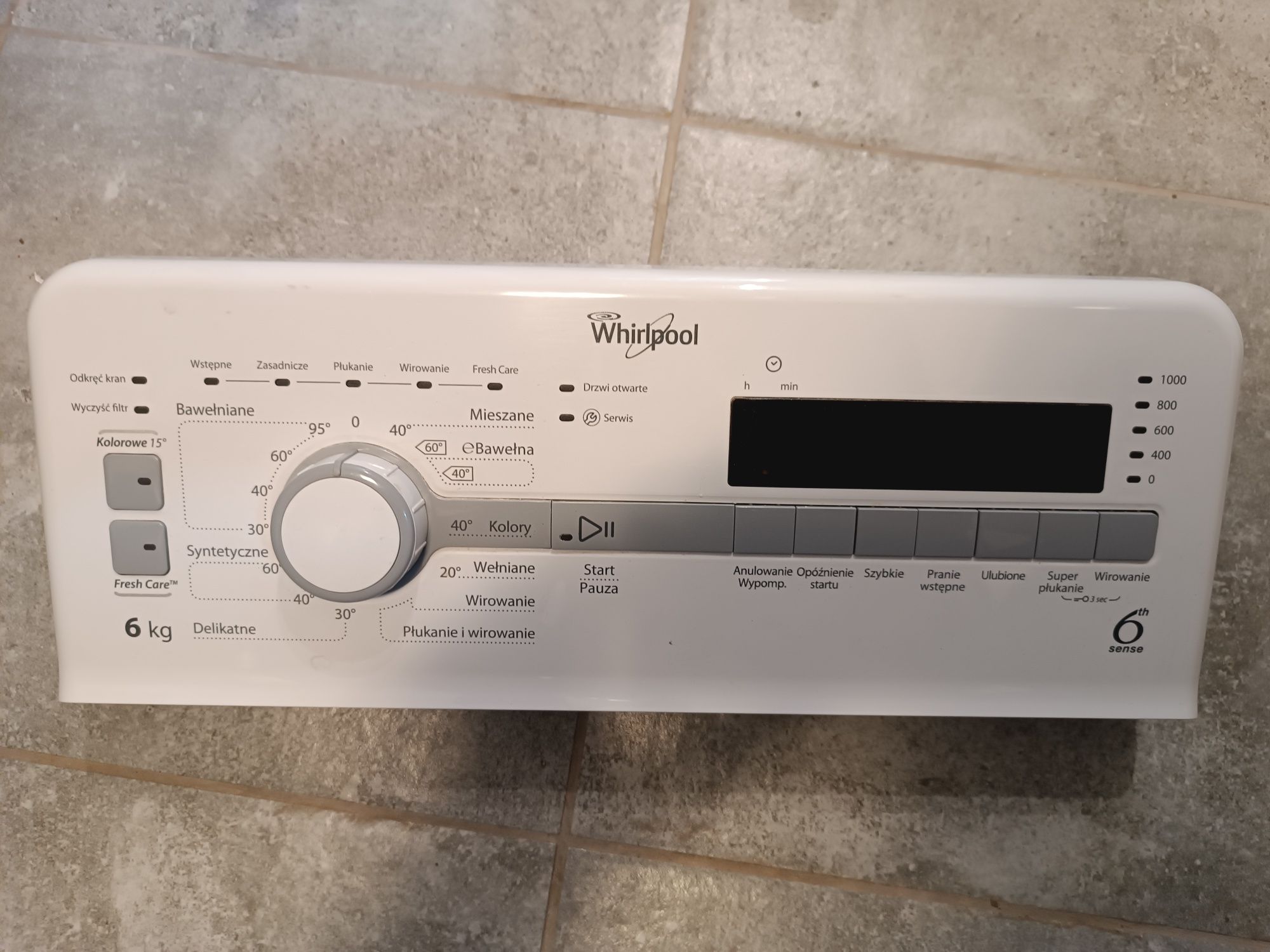 Silnik pralka Whirlpool TDLR pompa presostat