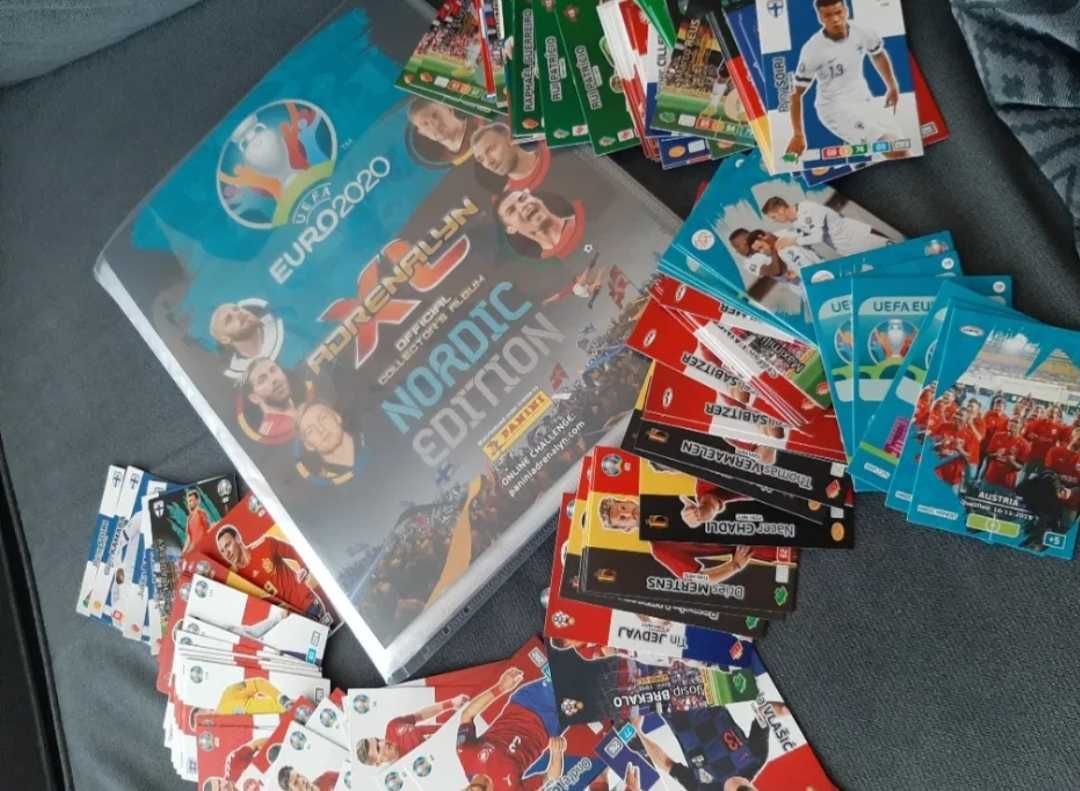 UNIKAT! Kompletny album EURO 2020 XL Adrenalyn + 54 karty z edycji UK