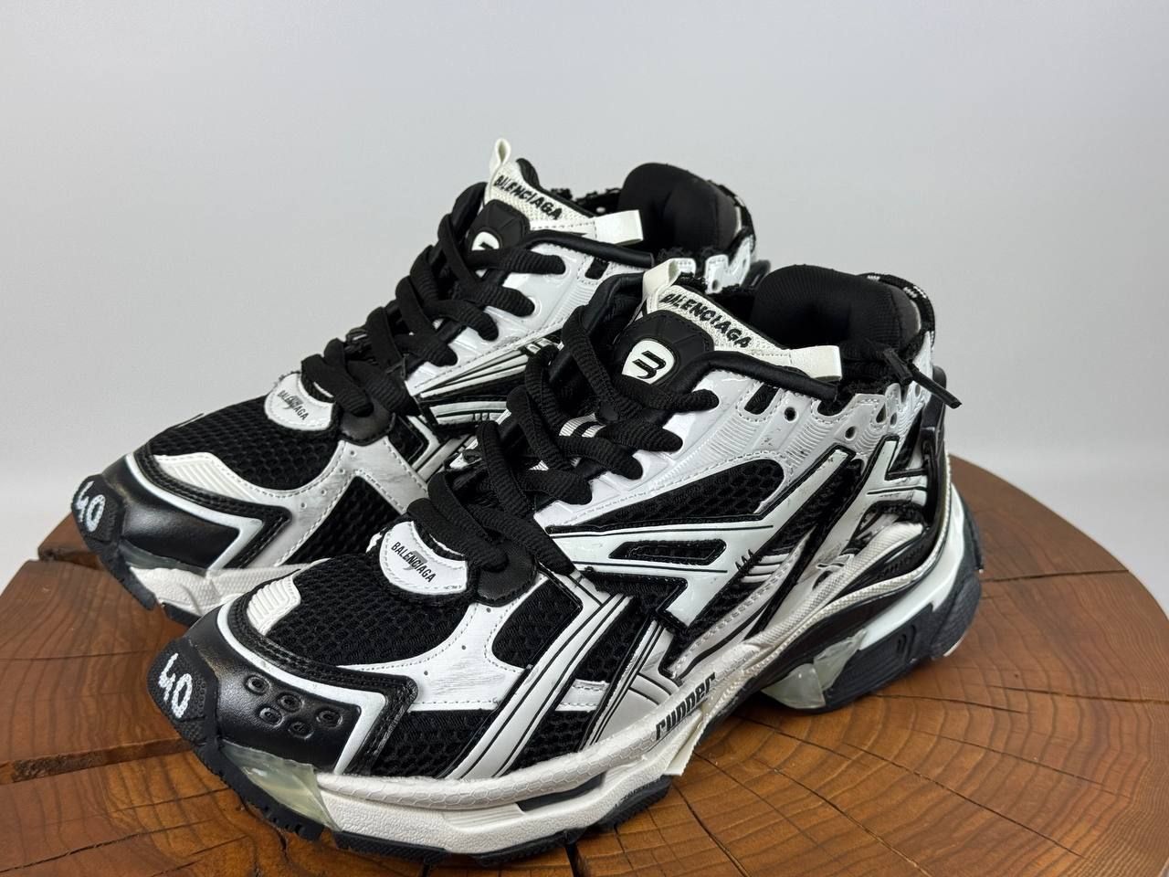 Кросівки Balenciaga Runner White  Black, 40-46р. Люкс якість
