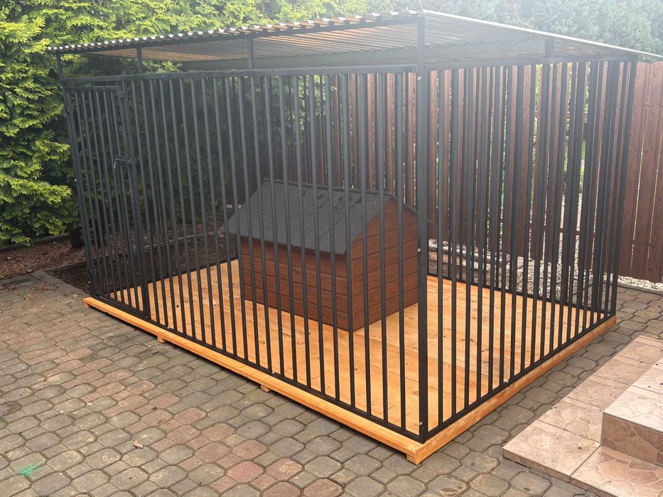 Kojec 3x2 dla psa SUPER MOCNY Z PROFILA