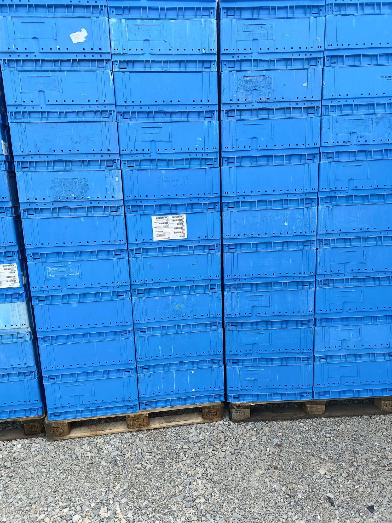 C-KLT 6428 60x40x28 pojemniki magazynowe skrzynki plastikowe mocne