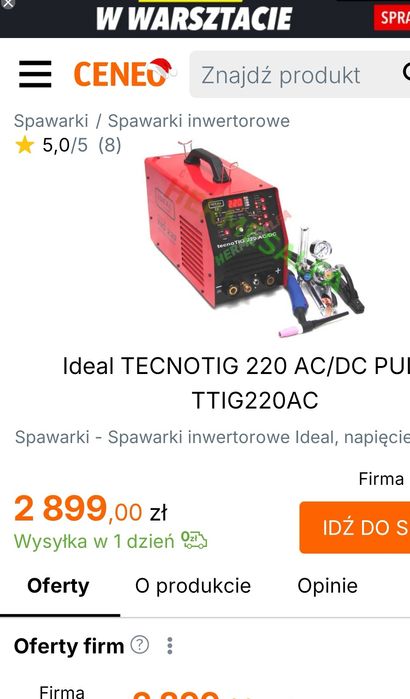 Spawarka tig AC DC puls