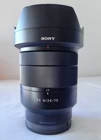 Objetiva Sony 24-70 F/4 lente Zeiss como nova