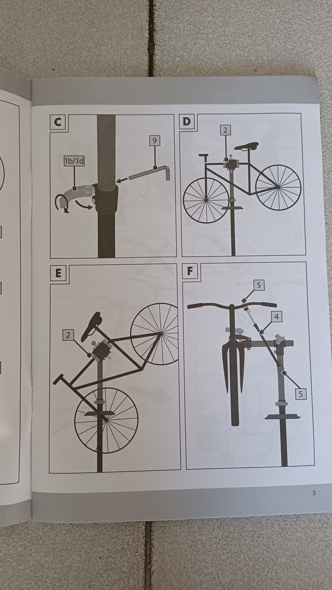 Suporte para bicicleta Crivit
