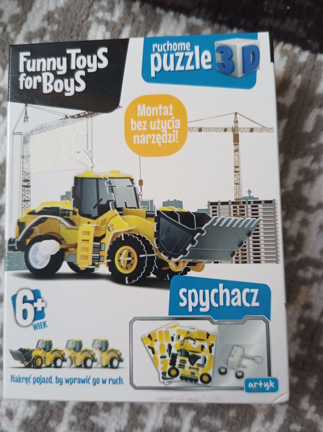 Ruchome puzzle 3D pojazdy NOWE 2x