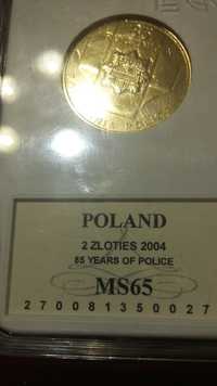 2 złote rocznica powstania policji 2004 r. MŚ 65