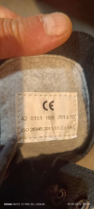 Buty robocze ocieplane 41,42