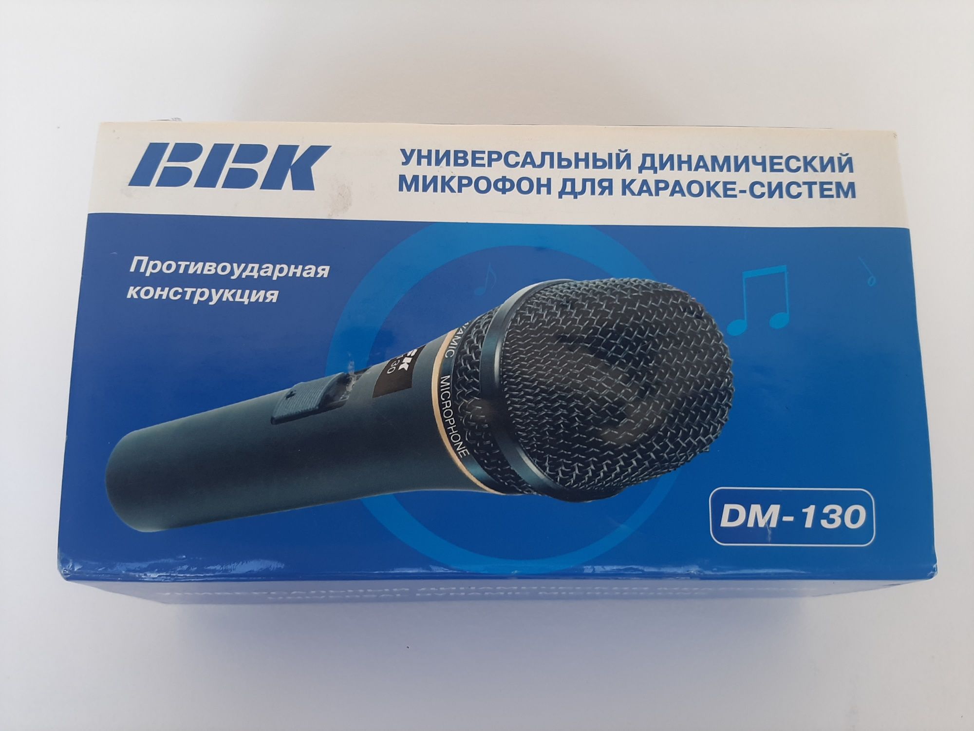 Микрофон BBK новый. Длина провода 4,5 метра