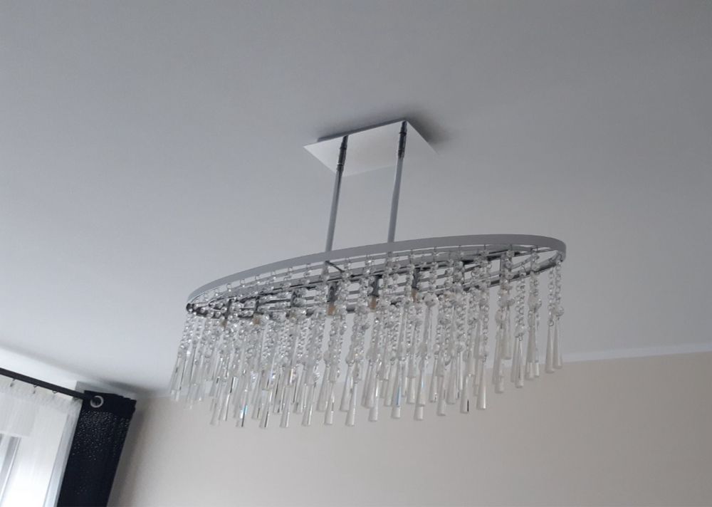 Lampa w stylu glamour