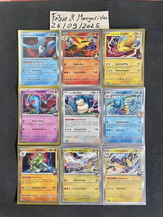Cartas Pokémon 1€ cada