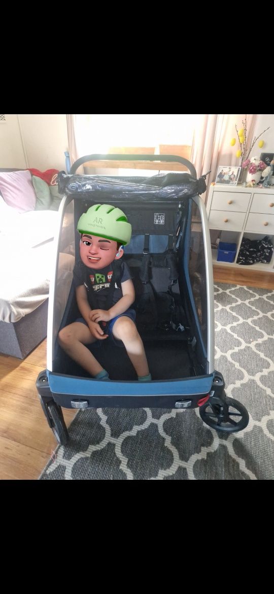 Podwójna przyczepka rowerowa thule