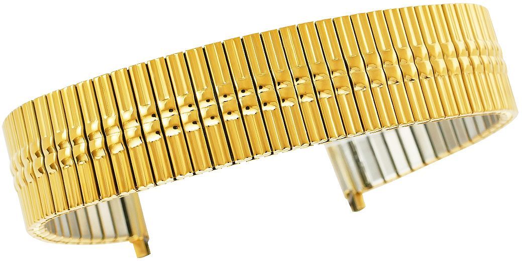 bransoleta rozciągana złota hq 18 do 22 mm 117g-18/22