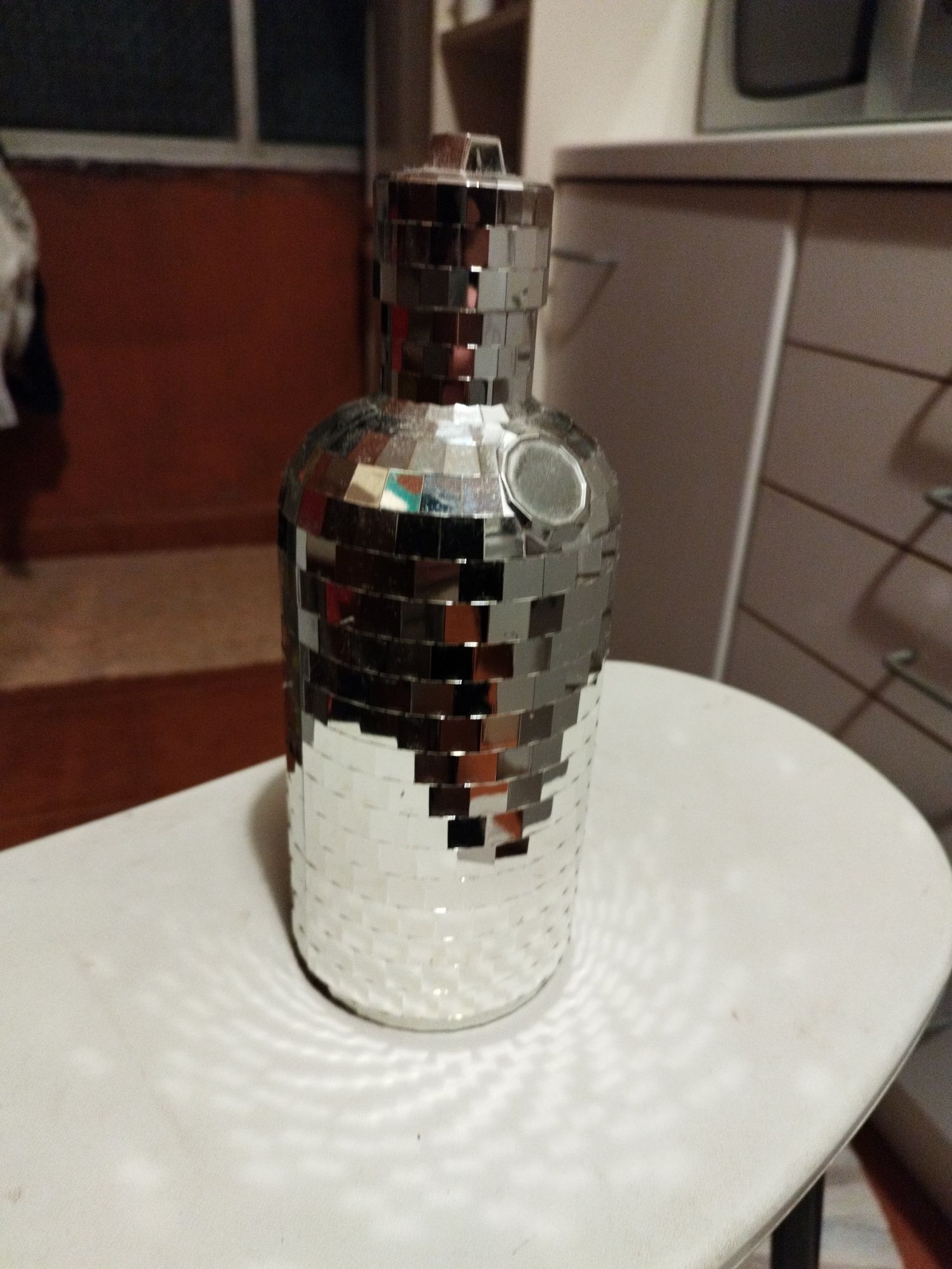 RARE Absolut Vodka Mirrored Disco Ball Bottle Limited Edition giftpack