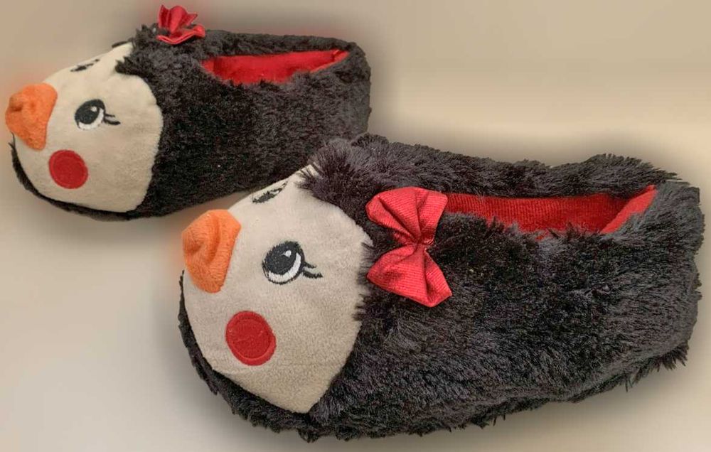 Pantufas de Criança Unissexo, Pinguim, como Novas