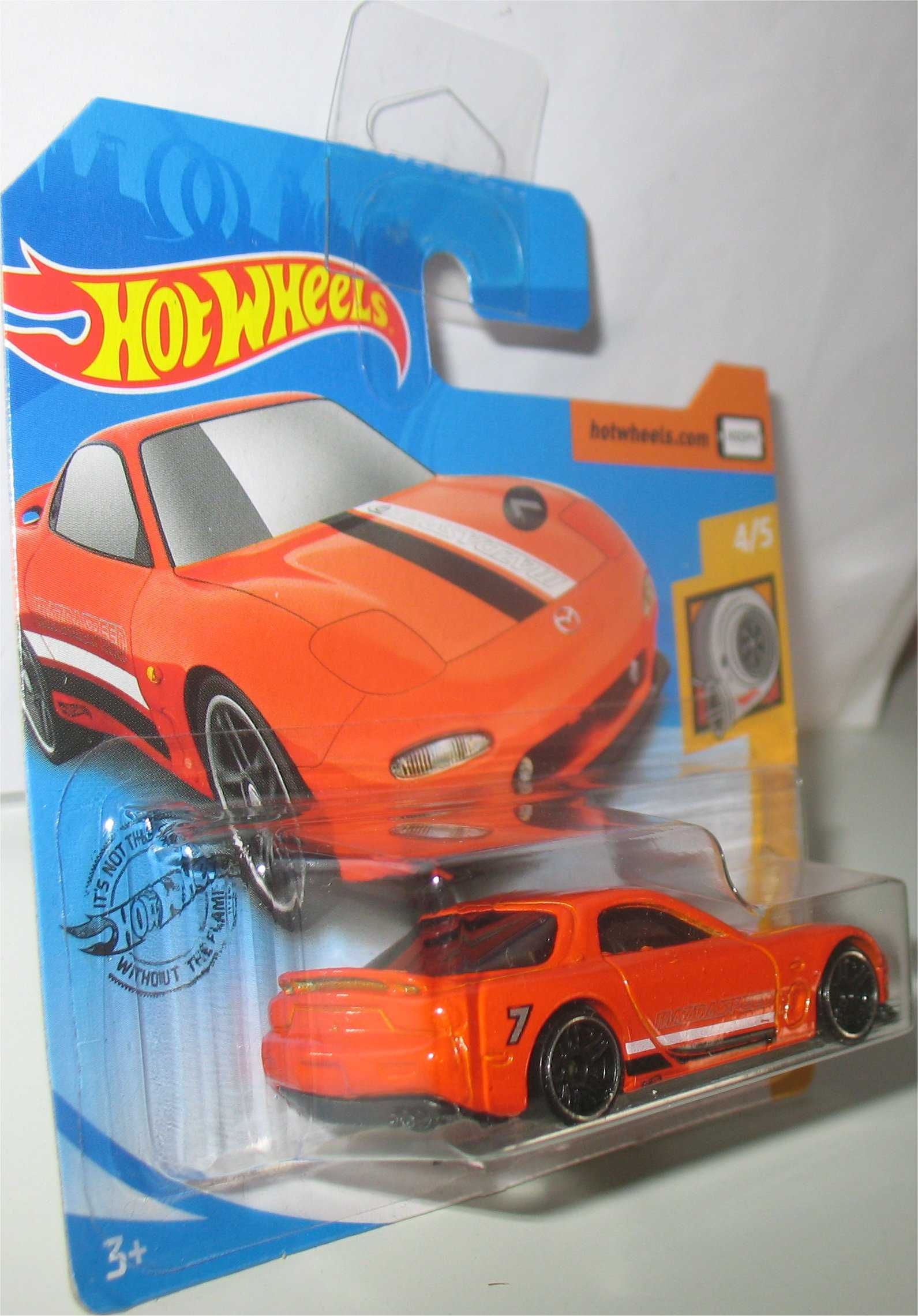 Hot Wheels - 95 Mazda RX-7 (laranja - 2020)