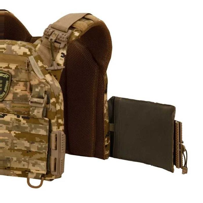 Плитоноска Warmor gen.3 Pro Піксель ММ14 + 3 підсумки для магазинів AK