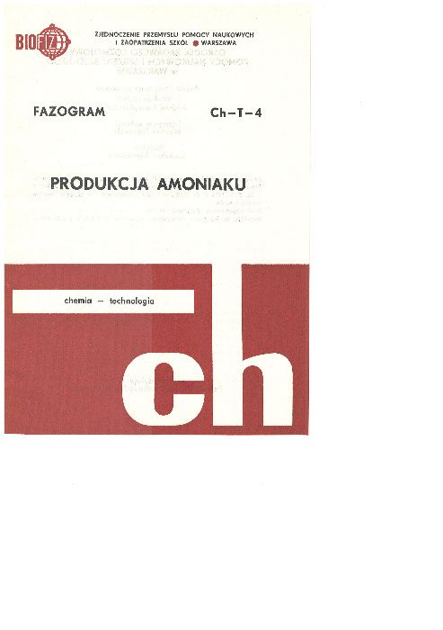 Fazogram - Produkcja Amoniaku