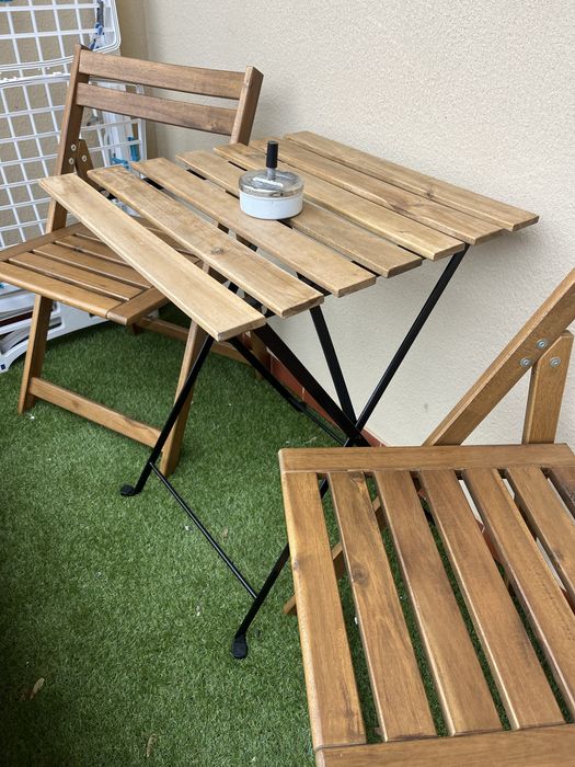 Mesa + cadeiras exterior