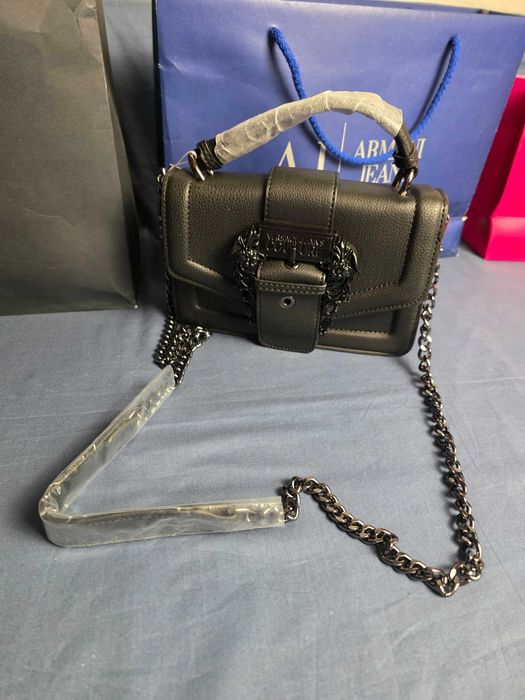 Torebka damska Versace kuferek czarna premium