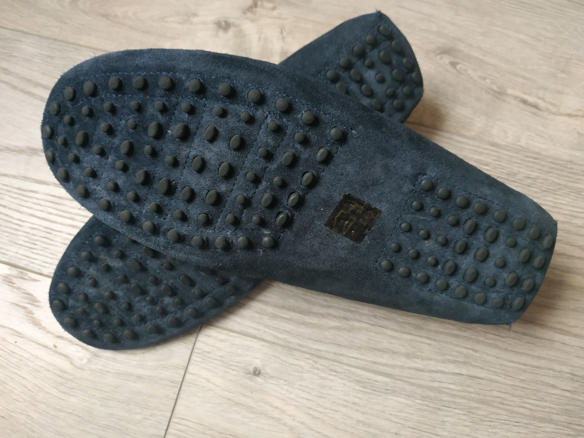 Замшевые мокасины туфли Asos р.43,5-44