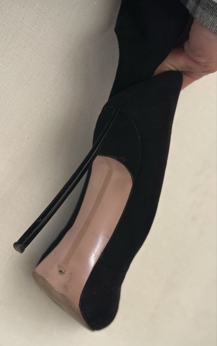 Ботфорды под Casadei, черные, 35-36 размнр