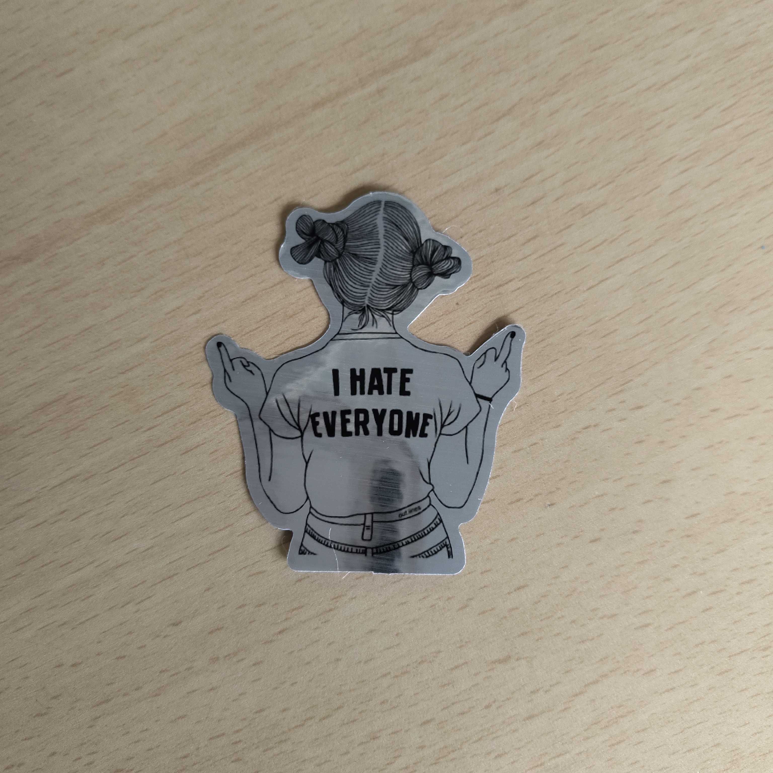 100 Stickers Autocolantes Espelhados