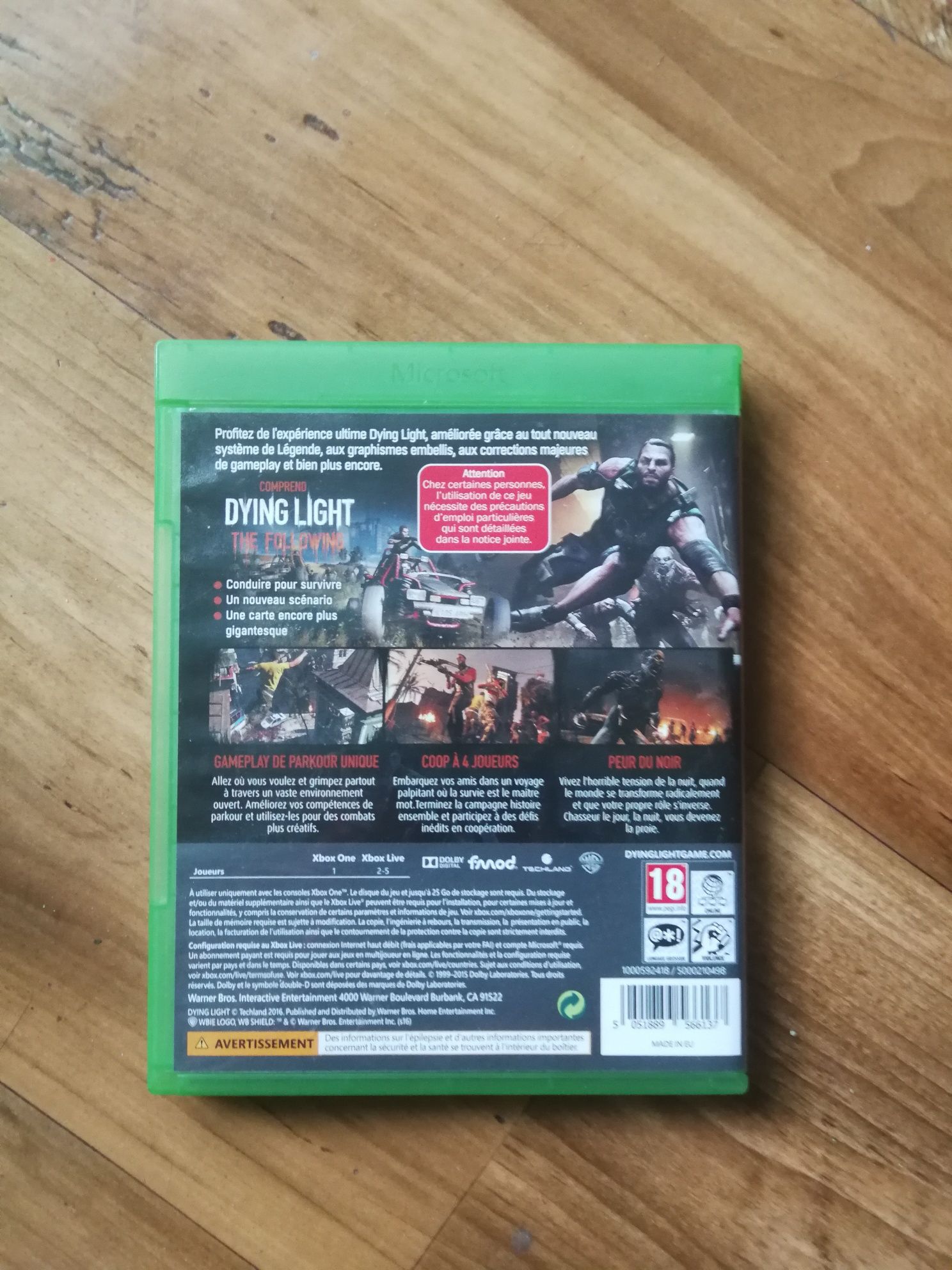 Dying light the following Xbox One