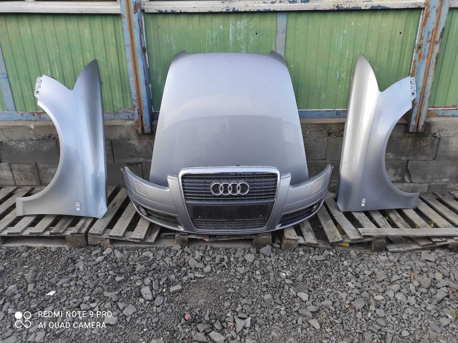 Audi A6 C6 LY7H maska zderzak Xenon PDC błotnik lampy