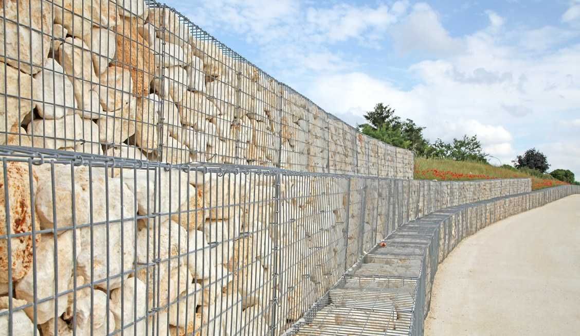 KOSZ GABIONOWY gabion 100x50x50cm, Gabiony, Kosze gabionowe siatka