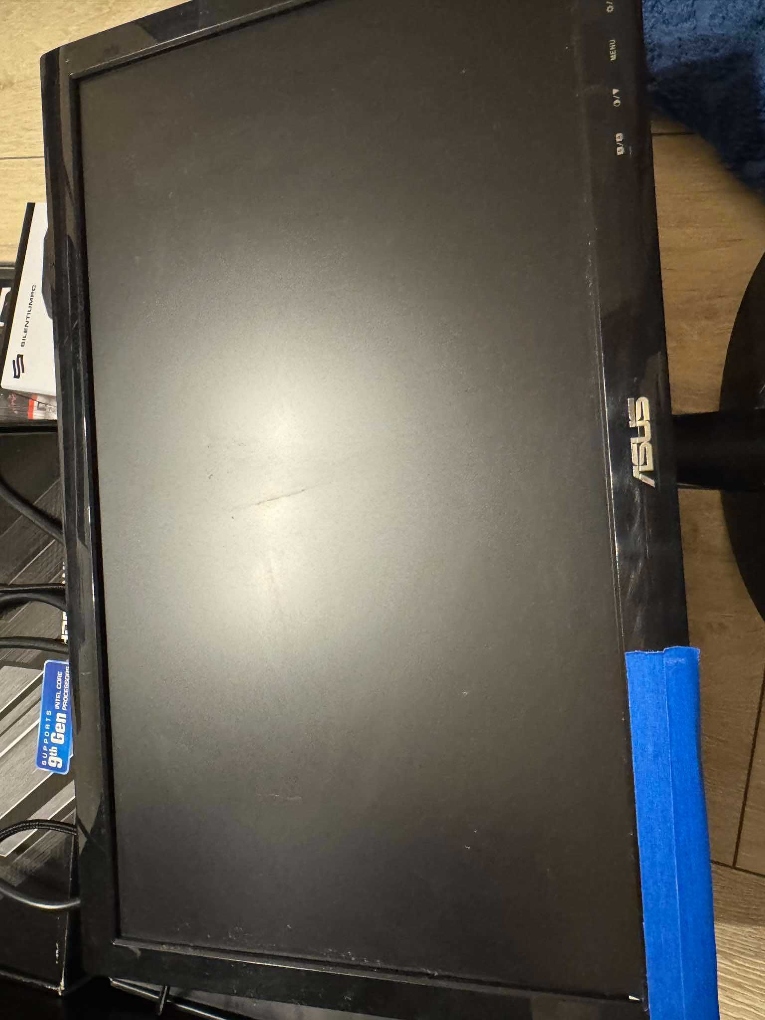 Całe stanowisko z monitorem - i59600kf + 1050ti +48gb ram