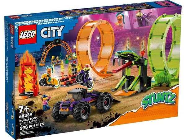 Конструктор City Stuntz Подвійна петля каскадерської арени LEGO 60339