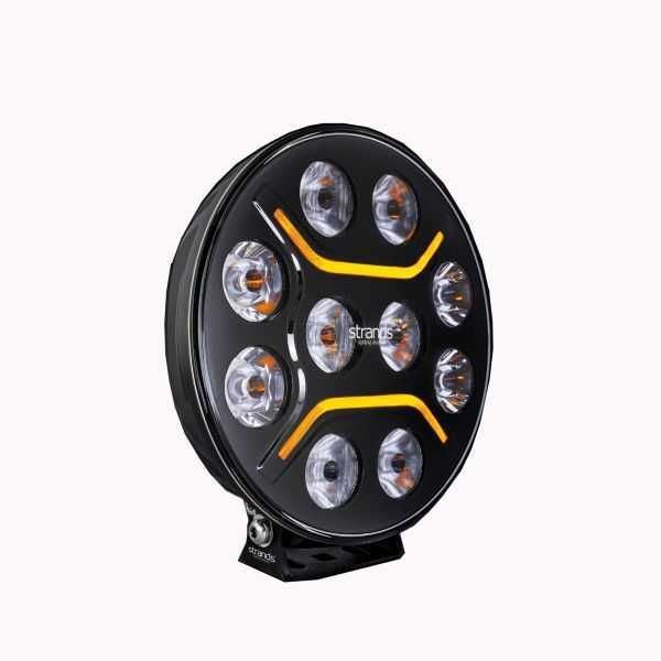 Lampa dalekosiężna DARK KNIGHT INTENSE 9″ STRANDS Halogen Tuning TIR