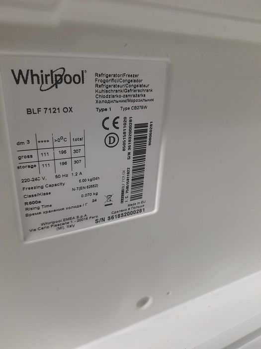 Combinado Whirlpool para peças