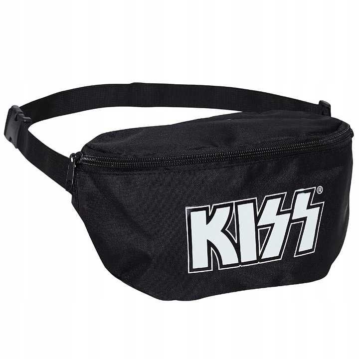 Czarna nerka biodrowa UNITED LABELS KISS unisex
