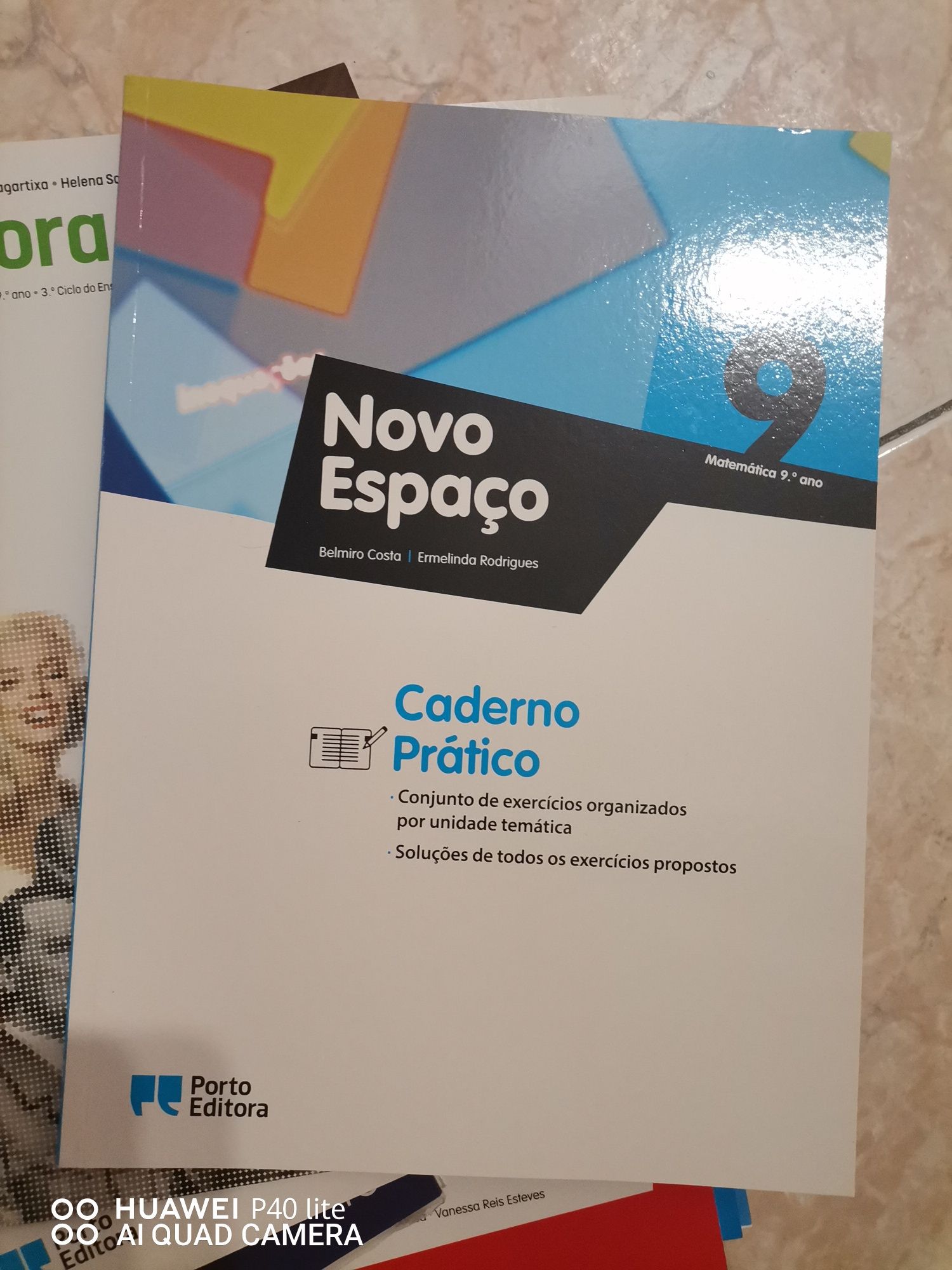 Livros escolares 8 e 9 ano com cadernos de actividades