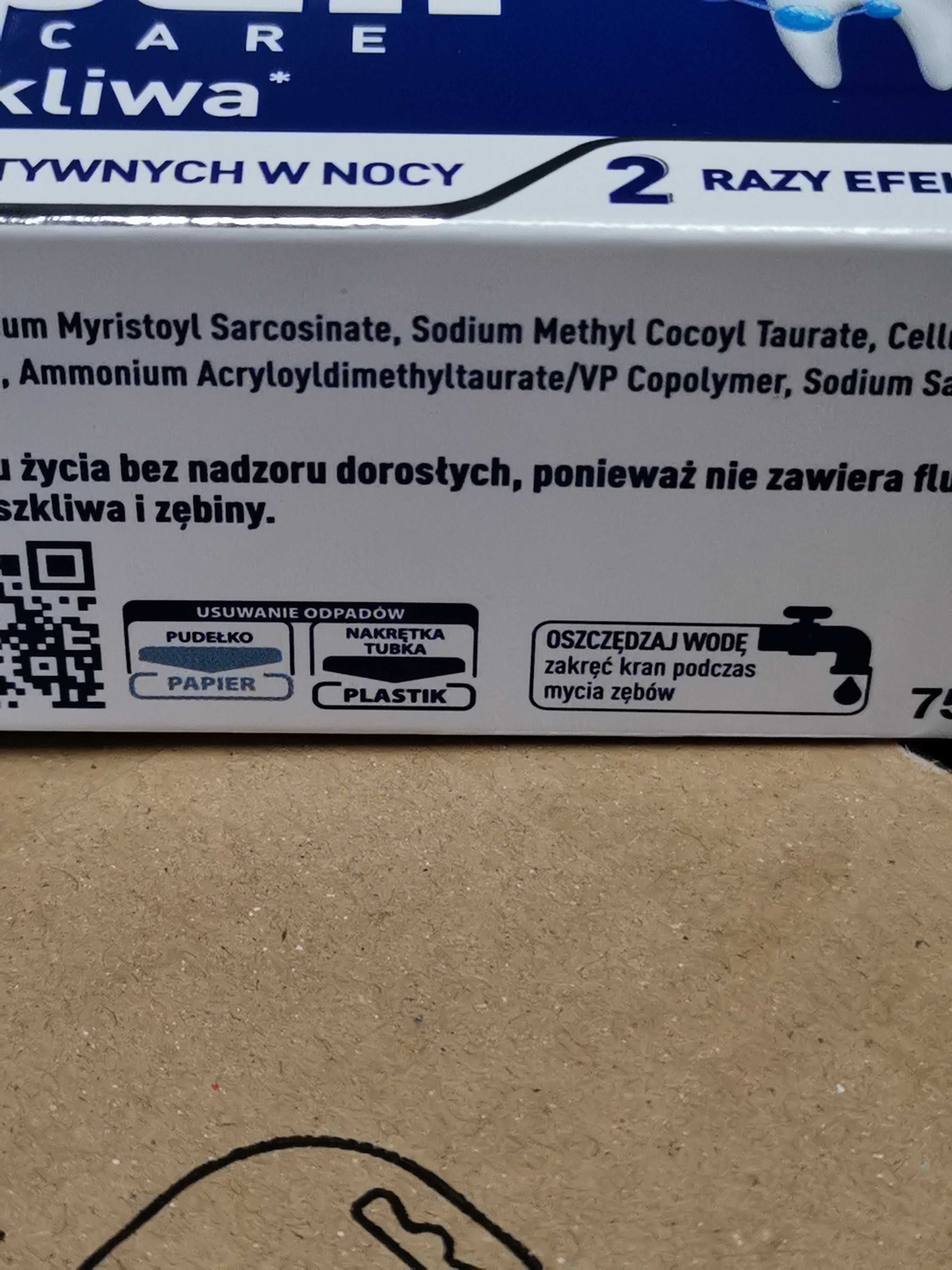 Biorepair Night Pasta do zębów Intensywna Regeneracja Nocna 75 ml