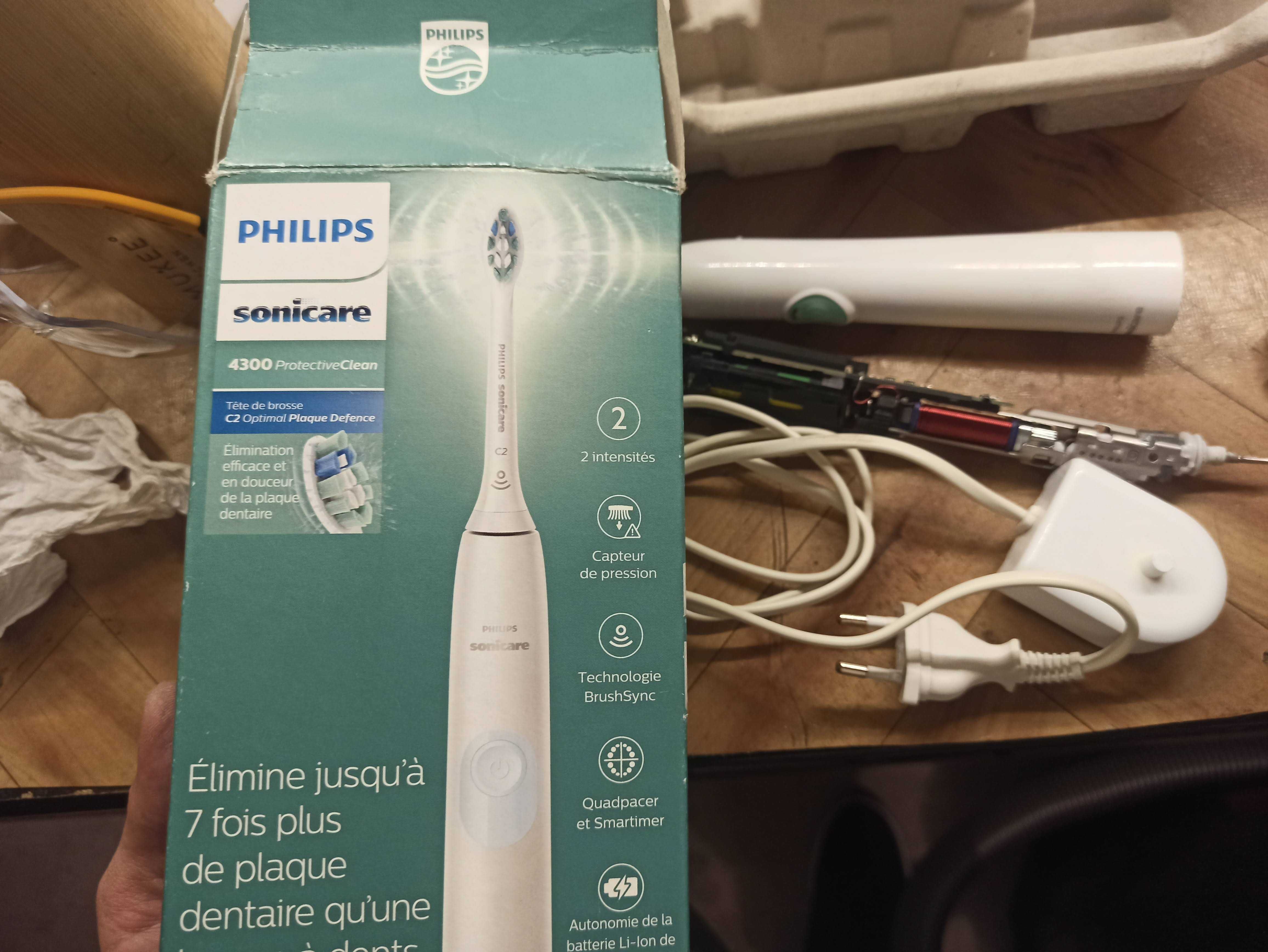 Szczoteczka soniczna Philips Sonicare 4300 (Uwaga opis)