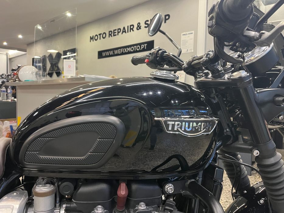 Triumph T 120 Black em Óptimo estado com Extras Triumph