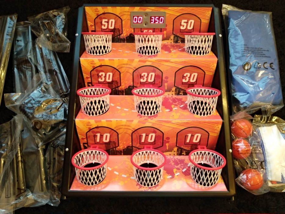 NOVO! Jogo Basquete INDOOR Eletrónico Digital basket