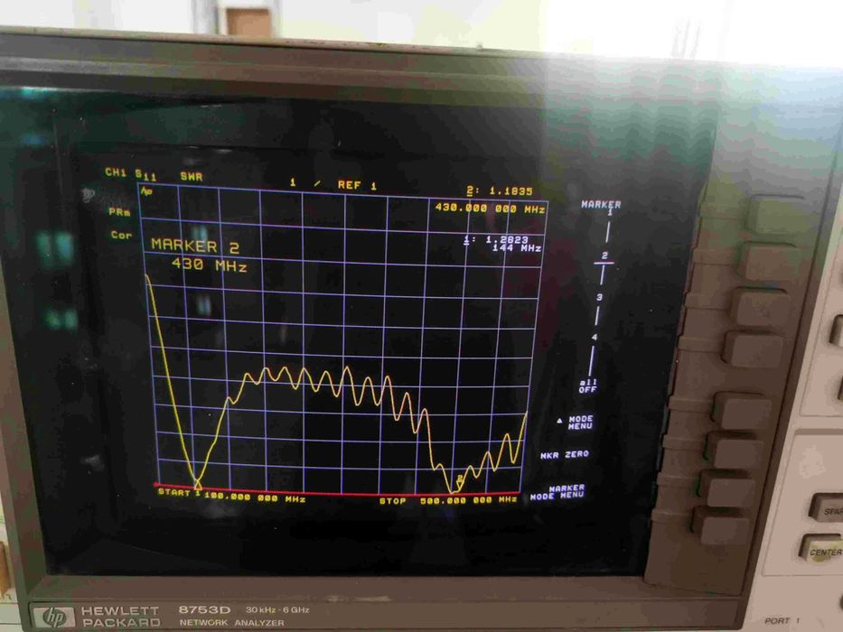 Базова двохдіапазонна  антена x300  144/430 МГц для радіостанцій