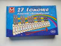 Dzwonki cymbałki 27 tonowe chromatyczne dla dzieci