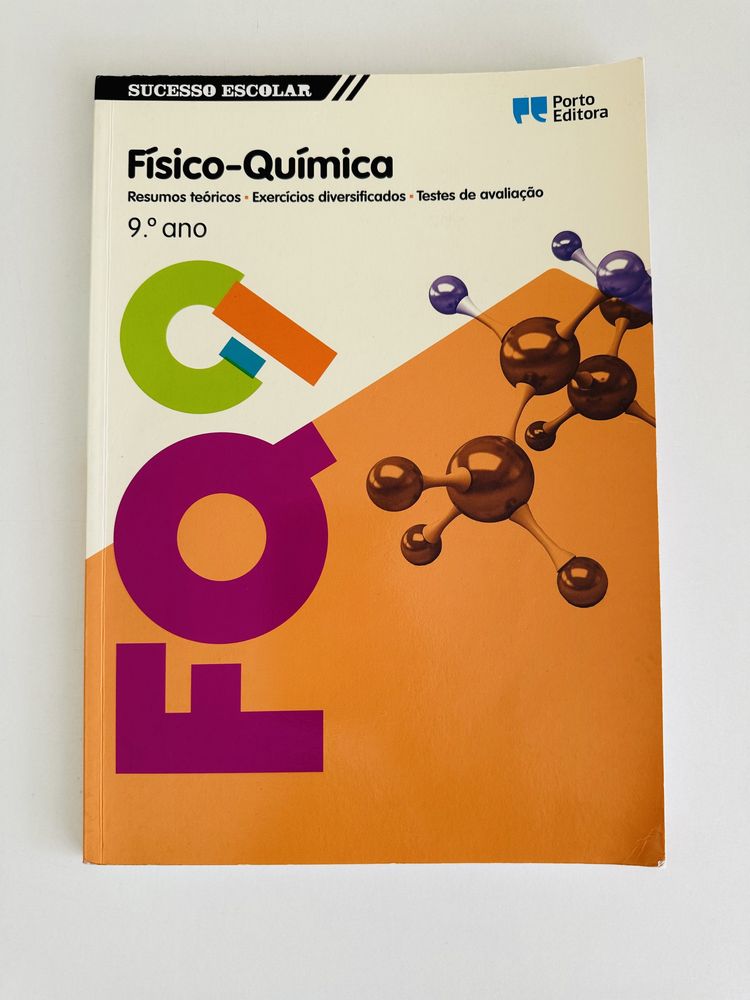 Livro de apoio Físico-Química 9.º ano - resumos, exercícios, testes