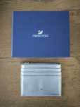 Nowy card holder Swarovski srebrny portfel na karty