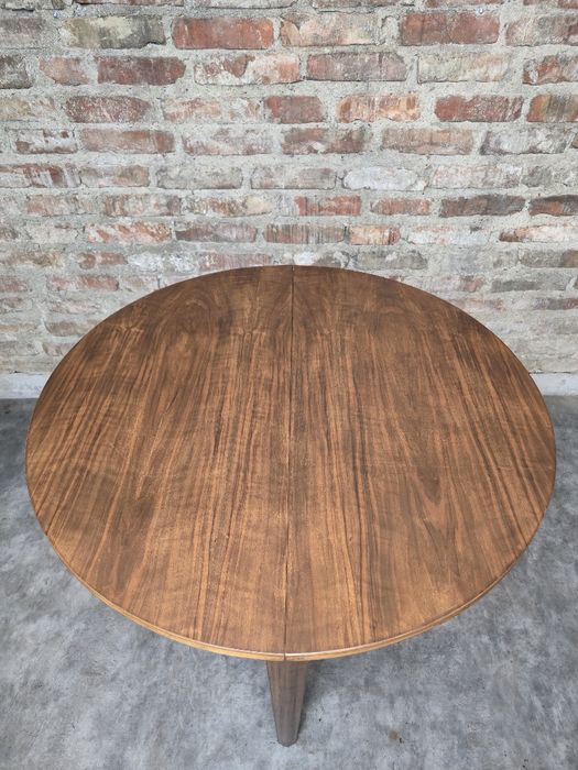 Stół okrągły rozkładany vintage prl po całkowitej renowacji