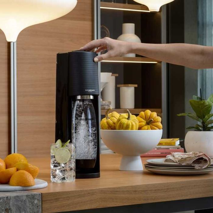 Saturator SodaStream Terra Czarny + 2 Butelki Fuse 1l + Nabój CO2 Gaz