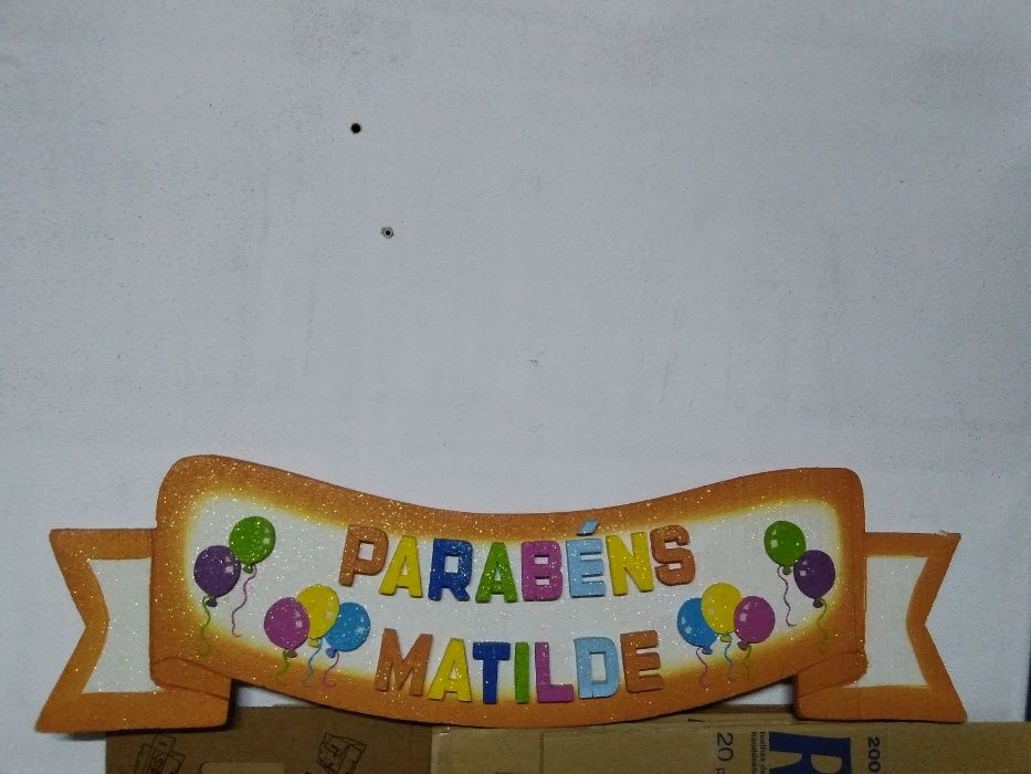 Placa de Esferovite de Aniversário