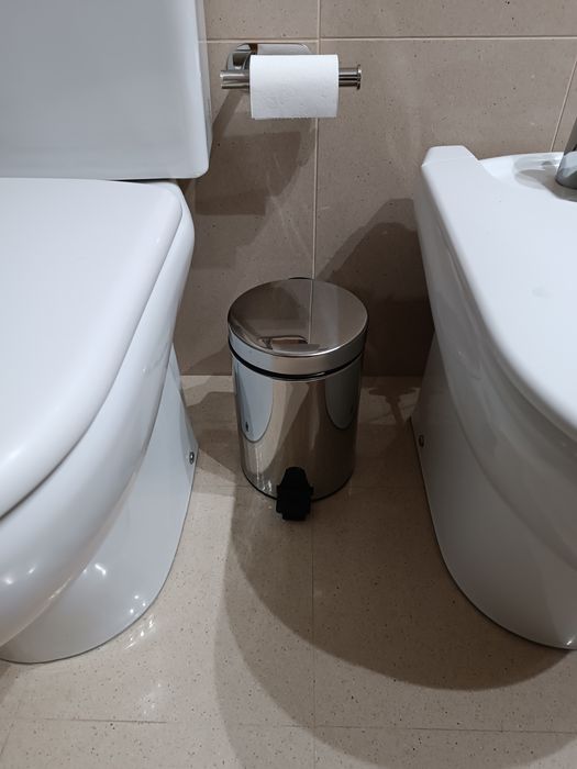 Balde lixo WC Brabantia aço inoxidável 3 litros