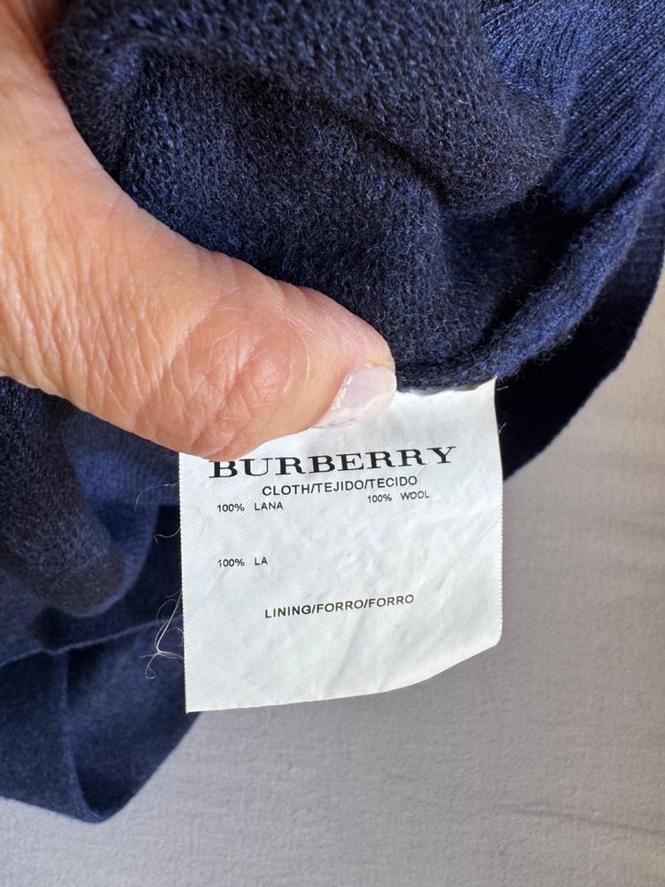 Pullover “edicao xadrez Burberry Check”