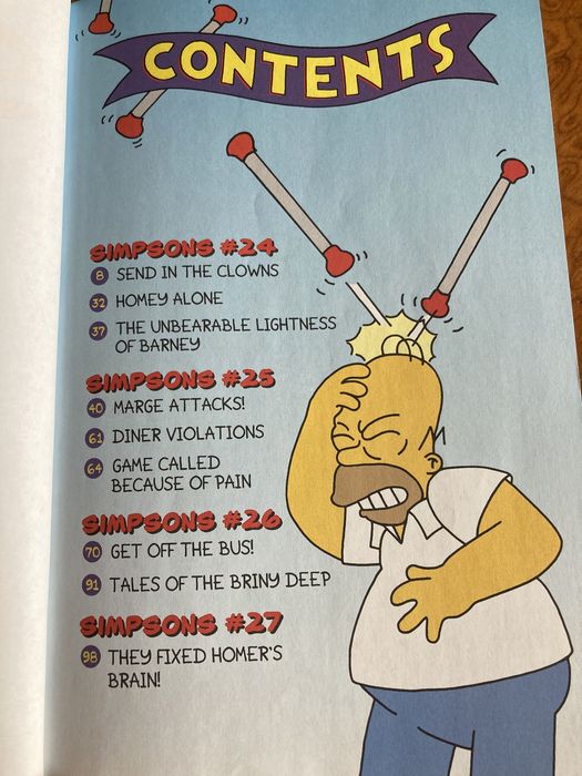 BD Simpsons Comics On Parade
