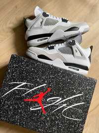 Nike Jordan Air Jordan4 Biały cement armia czarny rozmiar 40